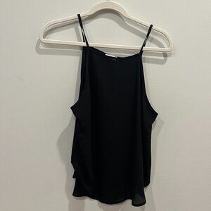 Black Flowy Tank Top